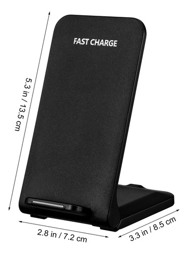 Cargador Inalámbrico Universal Portatil Carga Rápida 15w Cable