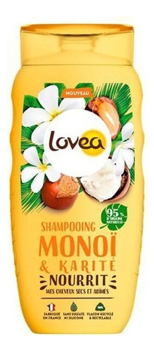 Shampoo Monoi Karite Cabello Seco Dañado Lovea 250 Ml