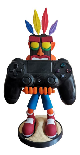 Combo Soportes Para Control O Celular Crash Bandicoot