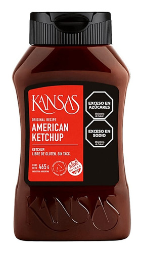Ketchup Original X 465 Gr - Kansas