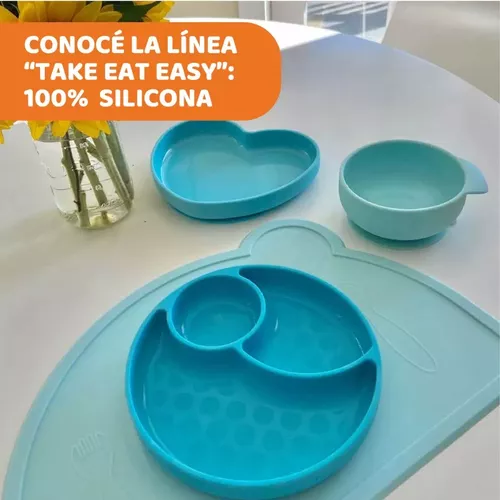 Plato en silicón para bebés Chicco