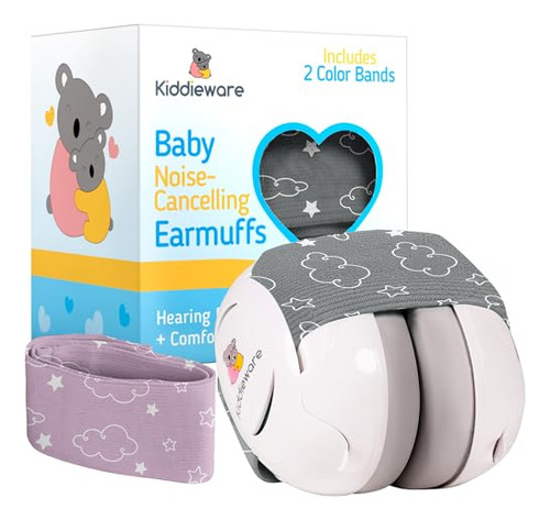 Kiddieware Auriculares Para Bebé Con Cancelación De Ruido