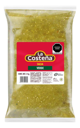 Salsa Verde La Costeña Casera 24 Kgs