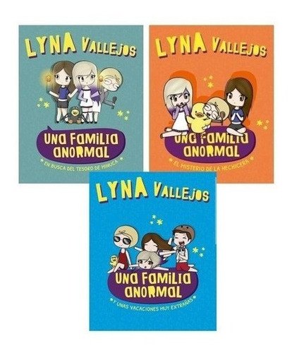 Pack Una Familia Anormal ( 3 Libros) - Vallejos Lyna