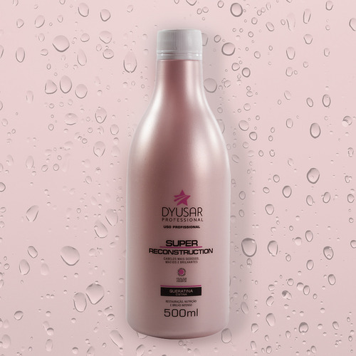Kit Shampoo, Máscara, Queratina Liquida Reconstrução Capilar
