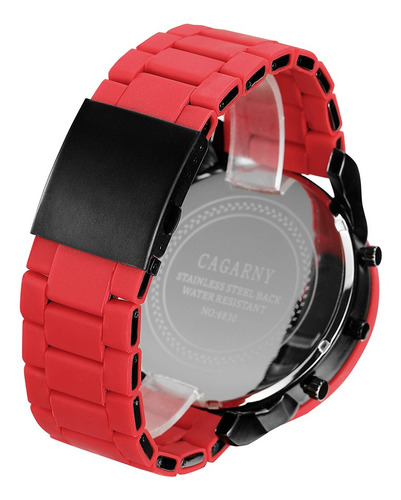 Cagarny 6830 Cuarzo Hombre Reloj Único Moda Deporte Casual