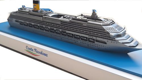 Crucero Costa Favolosa A Escala Hierro Azul Acero