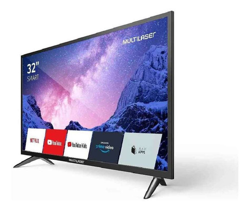 Imagem 2 de 4 de Tv Smart Tela 32 Polegadas Hd Com Função Wifi Integrado
