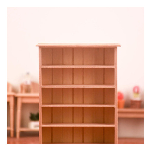 Exhibición De Madera En Miniatura Escena De Vida Útil
