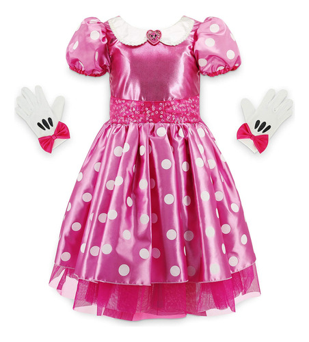 Disney Disfraz De Minnie Mouse Para Niños, Color Rosa 4