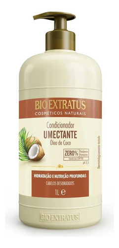 Kit Bio Extratus Umectante Coco Sh Cond 1l Finalizador 500ml