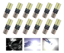 Comprar 12 Piezas Foco Pellizco Vela Cuartos Led T10 Led Para Carro