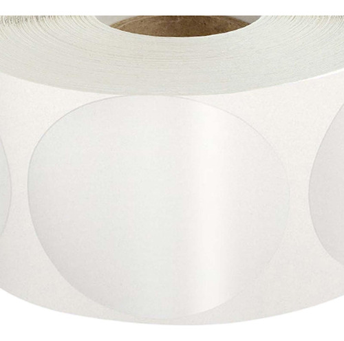 500 Uds. Sellos Transparentes Minoristas, Etiquetas De 5cm