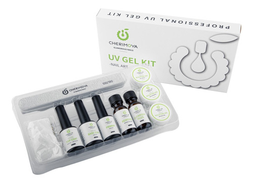 Kit Básico Para Sistema De Uñas De Gel Cherimoya