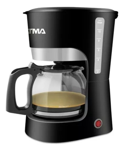 Cafetera Atma Desayuno CA8143 semi automática negra de filtro 220V