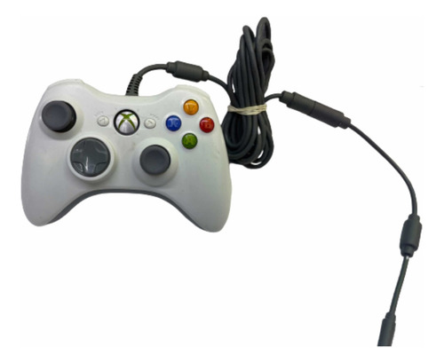 Control Xbox 360 Alámbrico | Blanco Original (Reacondicionado)