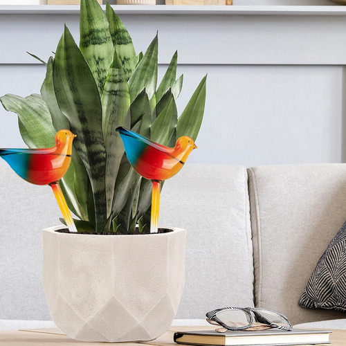 Globos Autoirrigáveis Para Plantas Em Forma De Pássaro, Lâmp