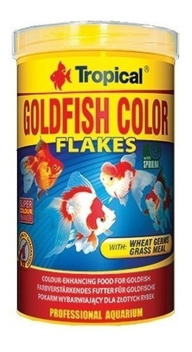 Tropical Goldfish Color Escamas 100g  Alimento Peces