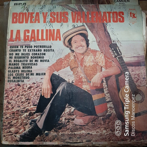 Vinilo Bovea Y Sus Vallenatos La Gallina C1