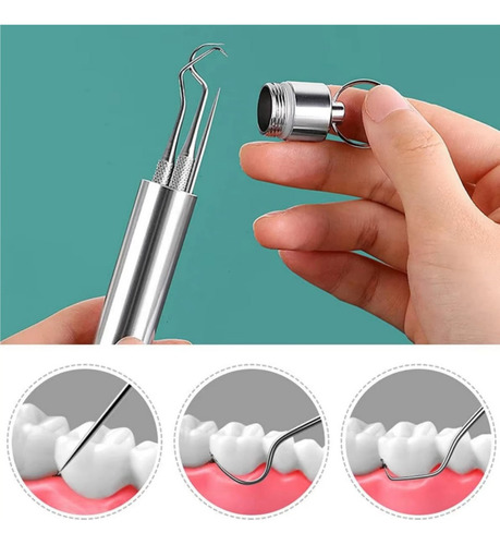 .. Set De 5 Juegos De Limpieza Dental Portátil Para Picnic
