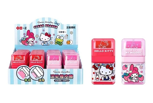 Goma De Borrar Hello Kitty Y My Melody 2 Uni Escolares