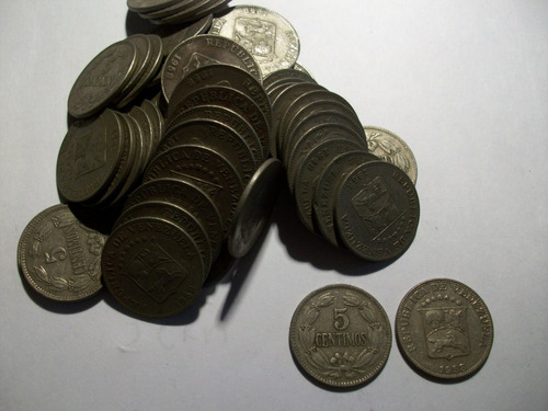 Monedas Venta Remate Lote D6 Unid De 5 Céntimos 1958