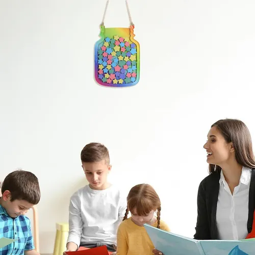 Frascos De De Madera Tabla De Estrellas Del Aula Para Niños