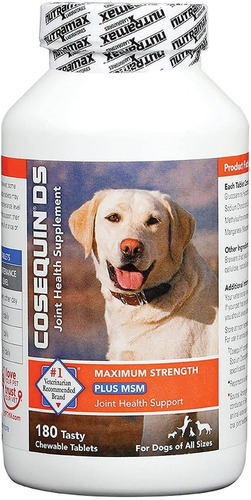 Cosequin X 180 Perros Mascotas Glucosamina Condroitina Msm