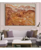 Comprar Cuadro Abstracto Pintado A Mano  Con Oleo Sobre Bastidor