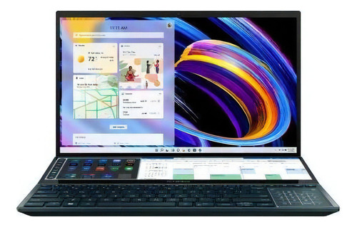 Laptop  Asus Zenbook Pro Duo 15 OLED UX582ZM celestial blue táctil 15.6", Intel Core i9 12900H  32GB de RAM 1TB SSD, NVIDIA GeForce RTX 3080 60 Hz 3840x2160px Windows 11 Home