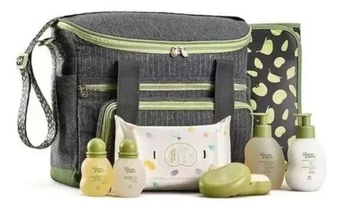 Conjunto Mamãe E Bebê Completo Com Bolsa Com Trocador Natura