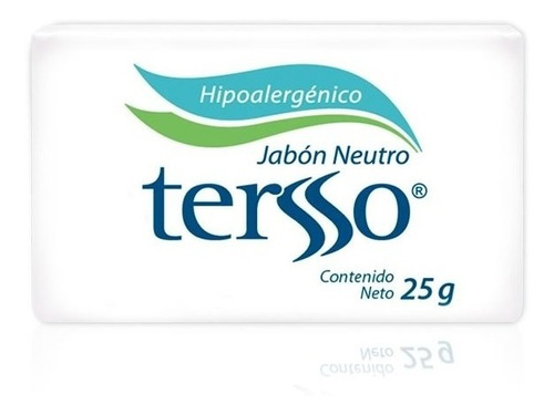 Caja Con 240 Piezas De 25g Tersso Jabón Neutro Hotelero