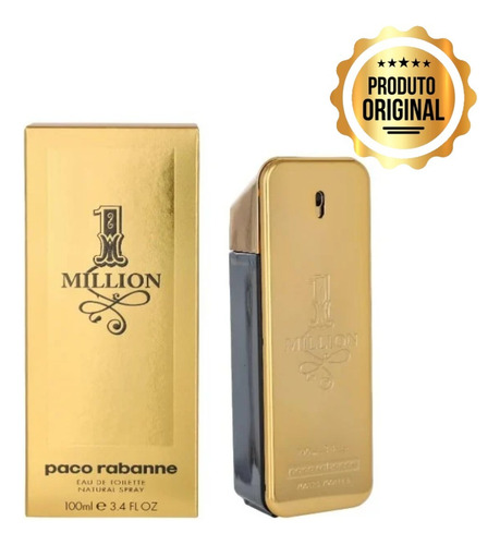 Paco Rabanne One Million Edt 100ml Masculino Original