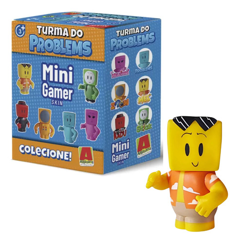 Muñeco Algazarra Mel Turma Do Problems Mini Gamer Skin