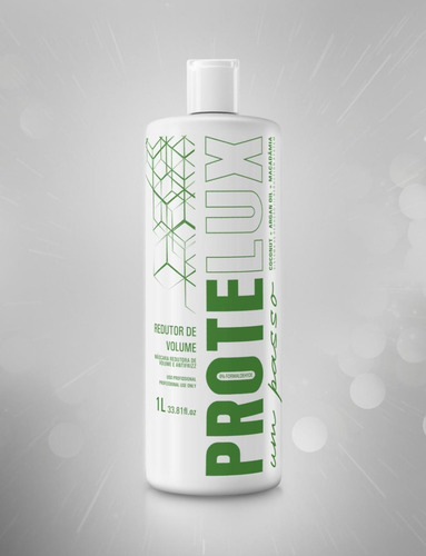 Imagem 2 de 2 de Máscara Redutora De Volume Protelux 0% Formol