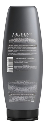Kit Completo Aneethun Blond System 3 Produtos HipoalergĂȘnico