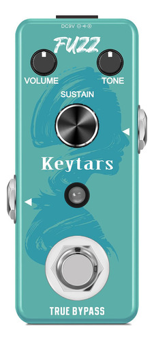 Keytars Fuzz Pedal De Guitarra Analógica Efectos De Distor. Color Color Fantasía