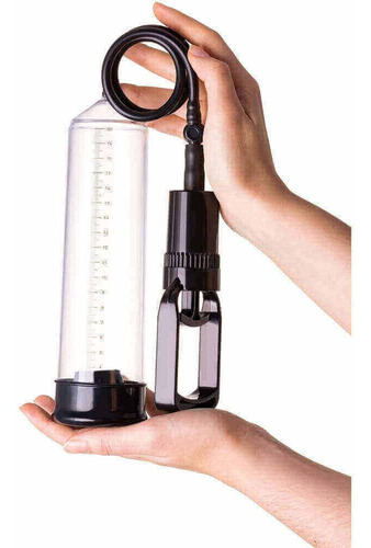 Q-toys - Bomba Peniana Manual Com Manopla 22 X 6,1 Cm