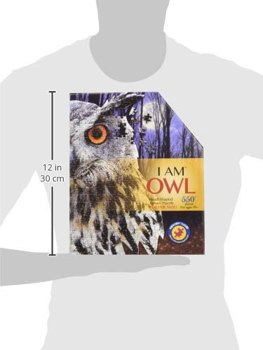 Rompecabezas Madd Capp I Am Owl 550 Piezas Con Forma De Anim