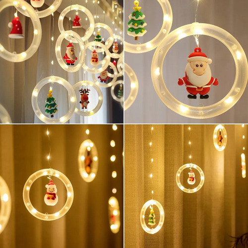 Lámpara Led Decoração De Natal Holiday Light Usb