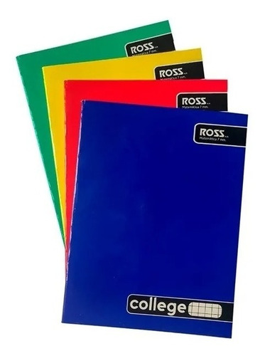 Cuaderno College / 7mm 100 Hojas 10 Unidades Escolar