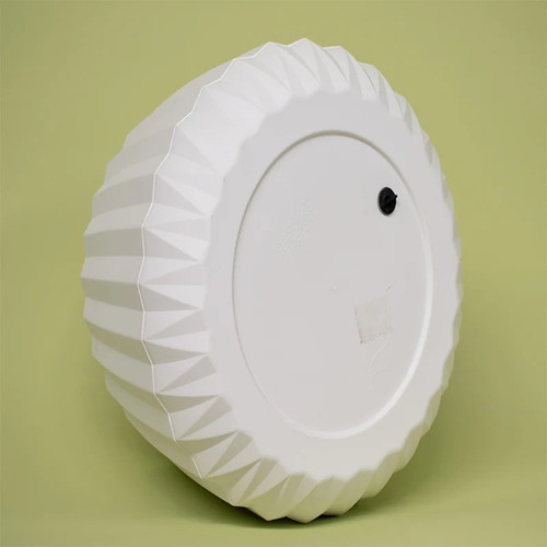 Macetero De Plastico Mediano Diseño Rayas - Decoracion