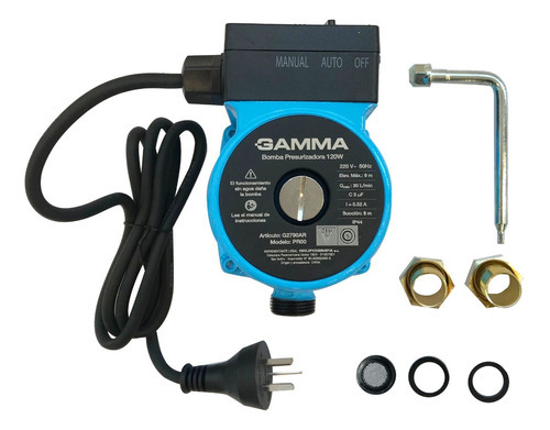 Bomba Presurizadora 2 Baños Gamma 120w