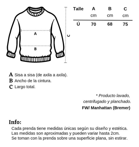 Sweater De Hilo Bremer Mujer Gran Divina