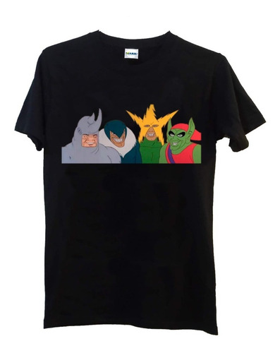 Playera Spiderman Seis Siniestros Meme Hombre Araña