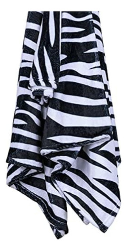 Cobertor Com Estampa De Zebra, Adorável Cobertor De Zebra S