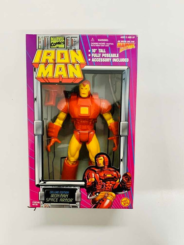 Iron Man Space Armor Deluxe Edition, Toy Biz, 1995, Boxed!