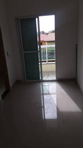 Cobertura Com 2 Dormitórios À Venda, 57 M² Por R$ 360.000,00 - Vila Pires - Santo André/sp - Co0677