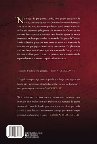 Um amor perdido, de Richman, Alyson. Editorial Editora Bertrand Brasil Ltda., capa mole em português, 2018