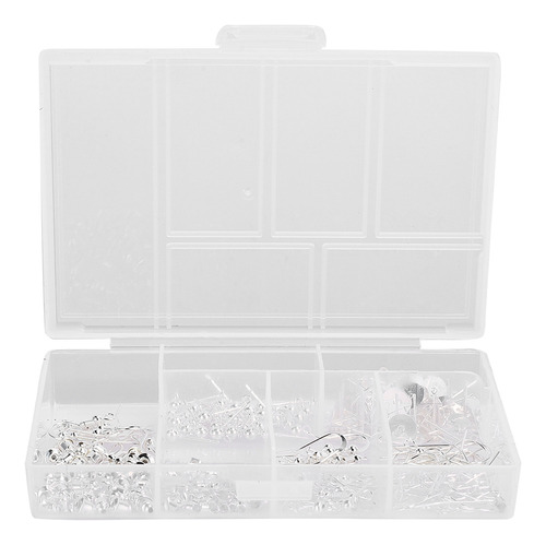 Kit De Fabricación De Pendientes Silver Jewelry Findings Con